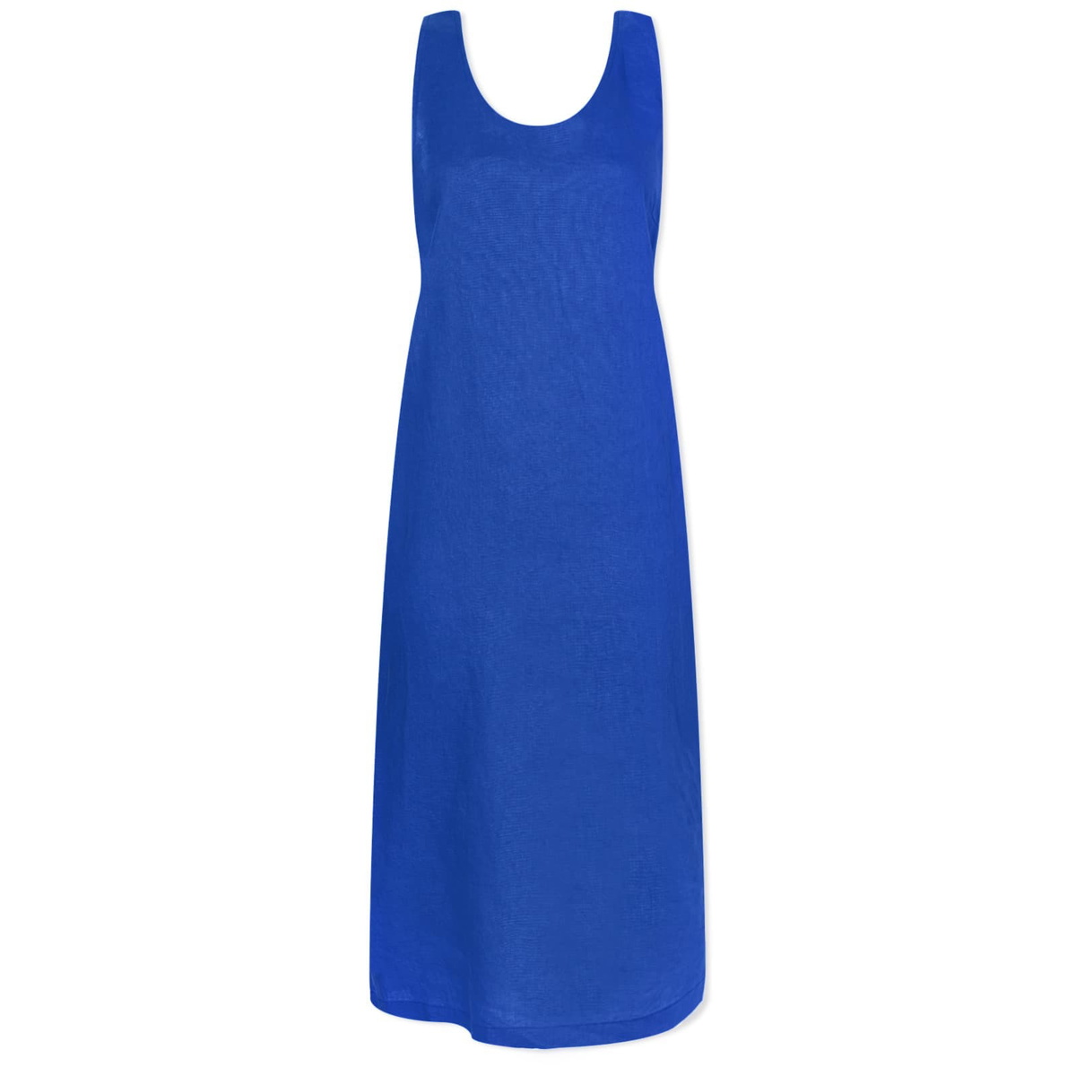 L.F. Markey Women's Basic Linen Shift Dress in Cobalt L.F. Markey