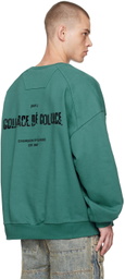 Juun.J Green Embroidered Sweatshirt