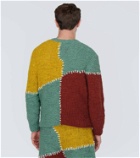 The Elder Statesman Patchwork cotton sweater