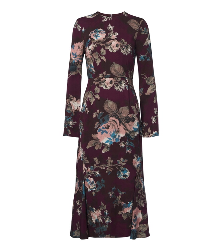 Photo: Erdem Floral cady midi dress
