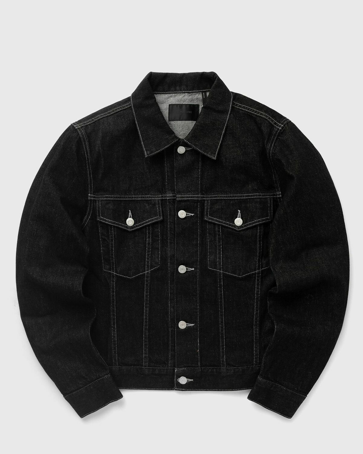Helmut Lang Denim Trucker Black Denim Jackets Helmut Lang