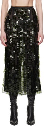 16Arlington Green Dia Sequin Midi Skirt