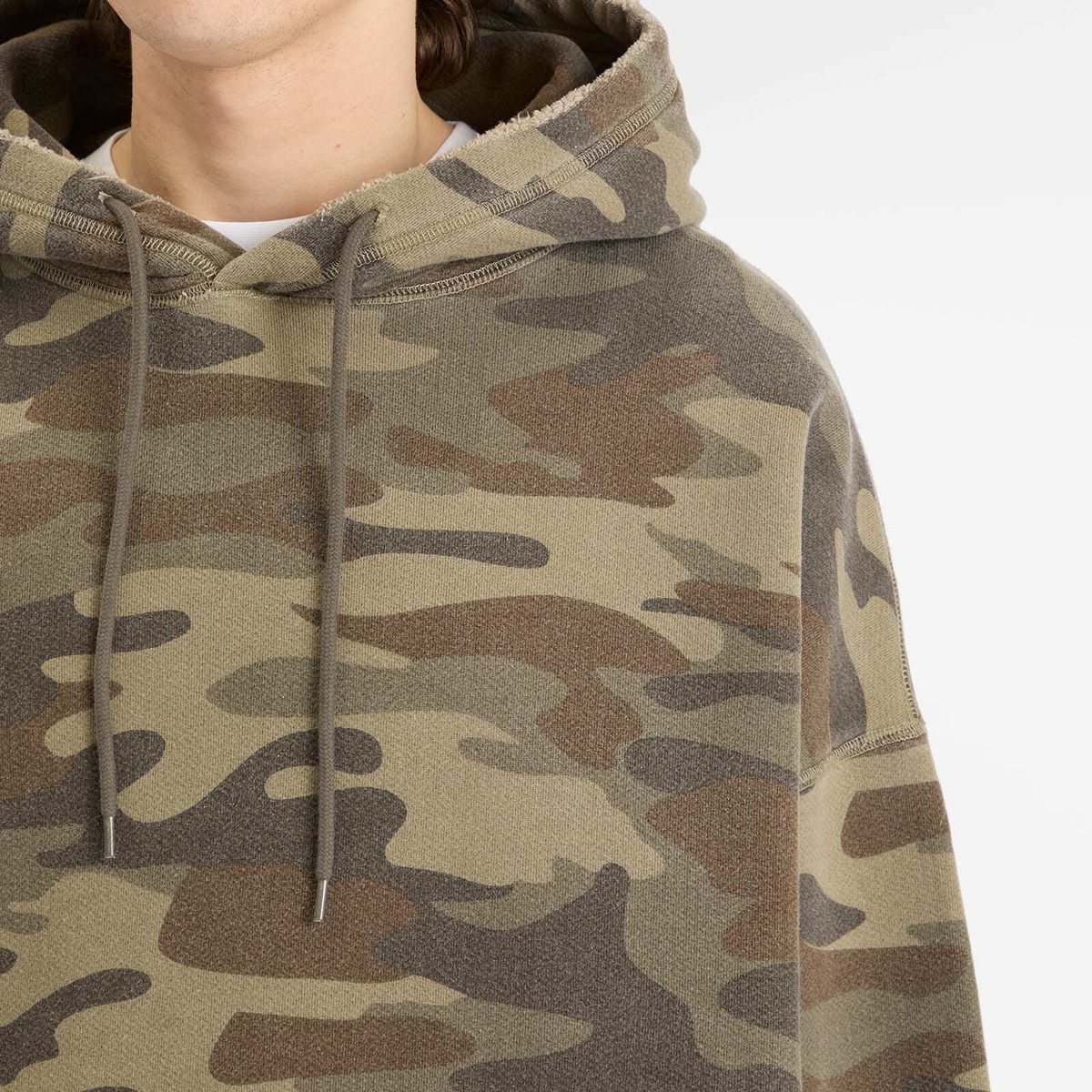 Cole Buxton Men's Cropped Hoody in Camo