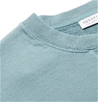 Sunspel - Loopback Cotton-Jersey Sweatshirt - Blue