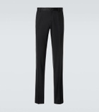 Dolce&Gabbana Wool and silk-blend tuxedo pants