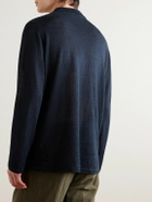 Richard James - Slim-Fit Linen Polo Shirt - Blue