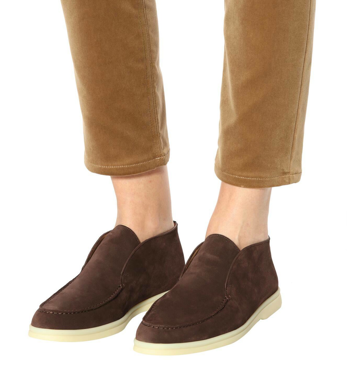 Loro Piana Open Walk suede boots