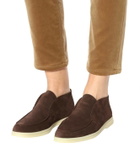 Loro Piana Open Walk suede boots