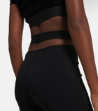 Dolce&Gabbana - High-rise cutout skinny pants