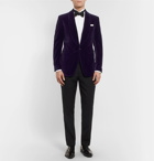 Ralph Lauren Purple Label - White Wing-Collar Bib-Front Double-Cuff Cotton Tuxedo Shirt - Men - White