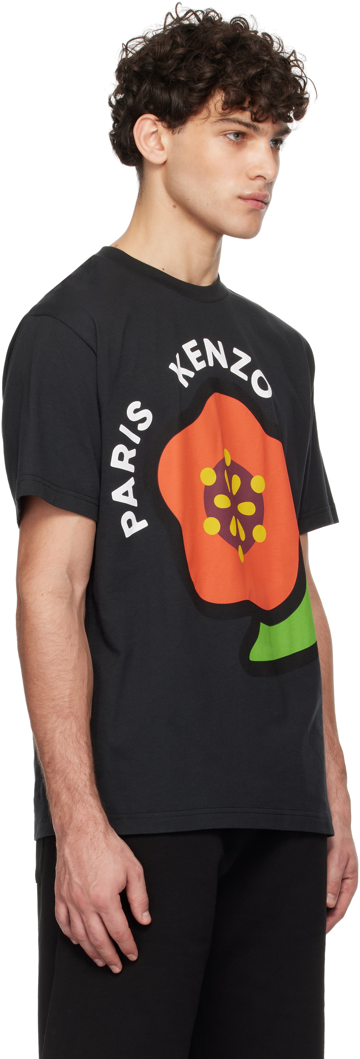 Kenzo Black Kenzo Paris Pop T-shirt Kenzo