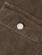 Remi Relief - Cotton-Corduroy Trucker Jacket - Brown