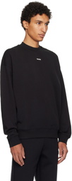 Hugo Black Relaxed-Fit Sweatshirt