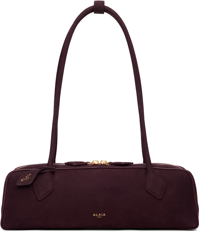 Photo: ALAÏA Burgundy 'Le Teckel' Medium Bag