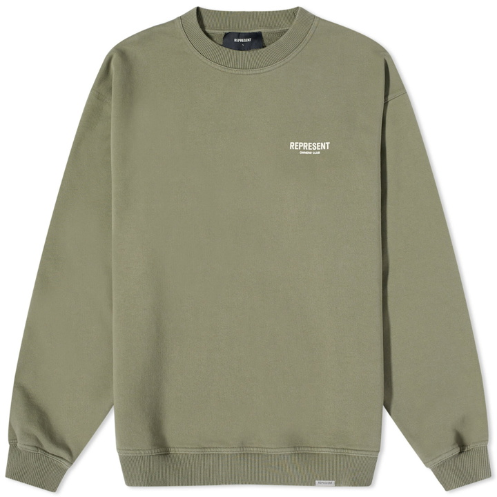 Photo: Represent Men's Owners Club Sweat in Olive
