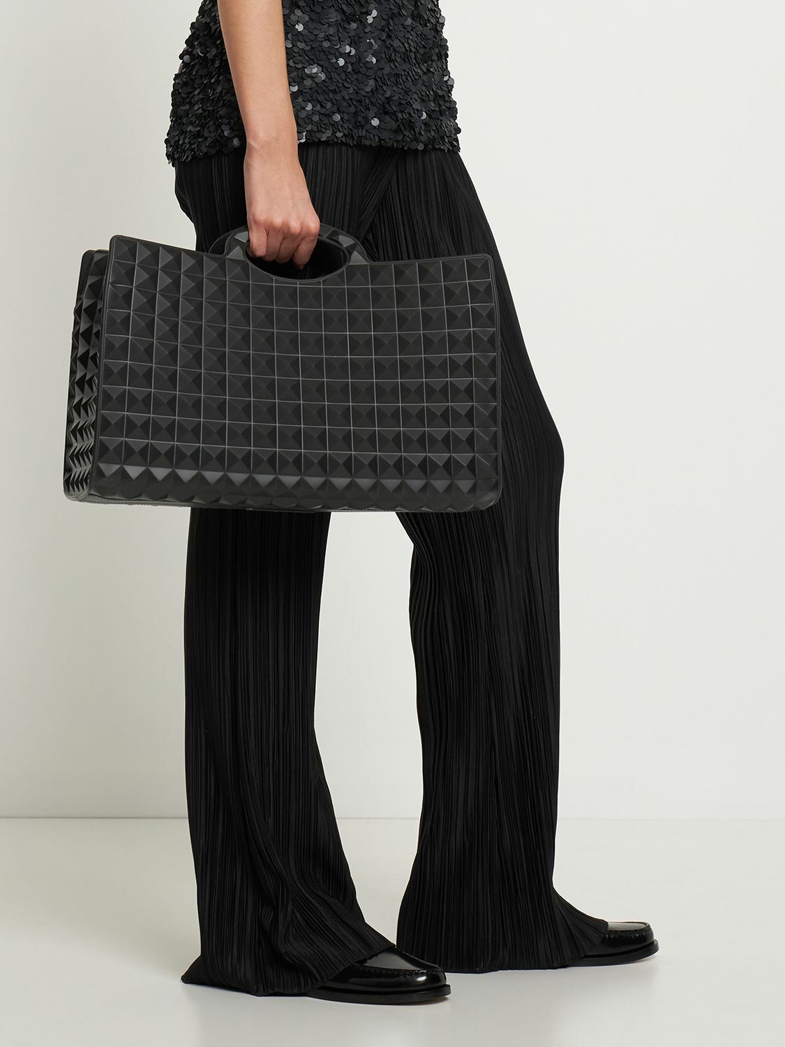 VALENTINO GARAVANI - Le Troisième Rubber Tote Bag Valentino