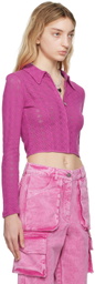 AGR Pink Zip Shirt