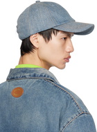 Acne Studios Blue Faded Denim Cap