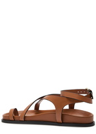 A.emery Jalen Slim Leather Sandals Tan