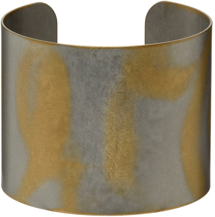 Photo: MM6 Maison Margiela Silver & Gold Cuff Bracelet