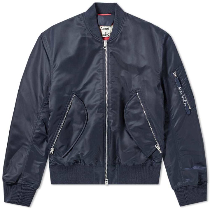 Photo: Acne Studios Makio MA-1 Jacket Midnight Blue