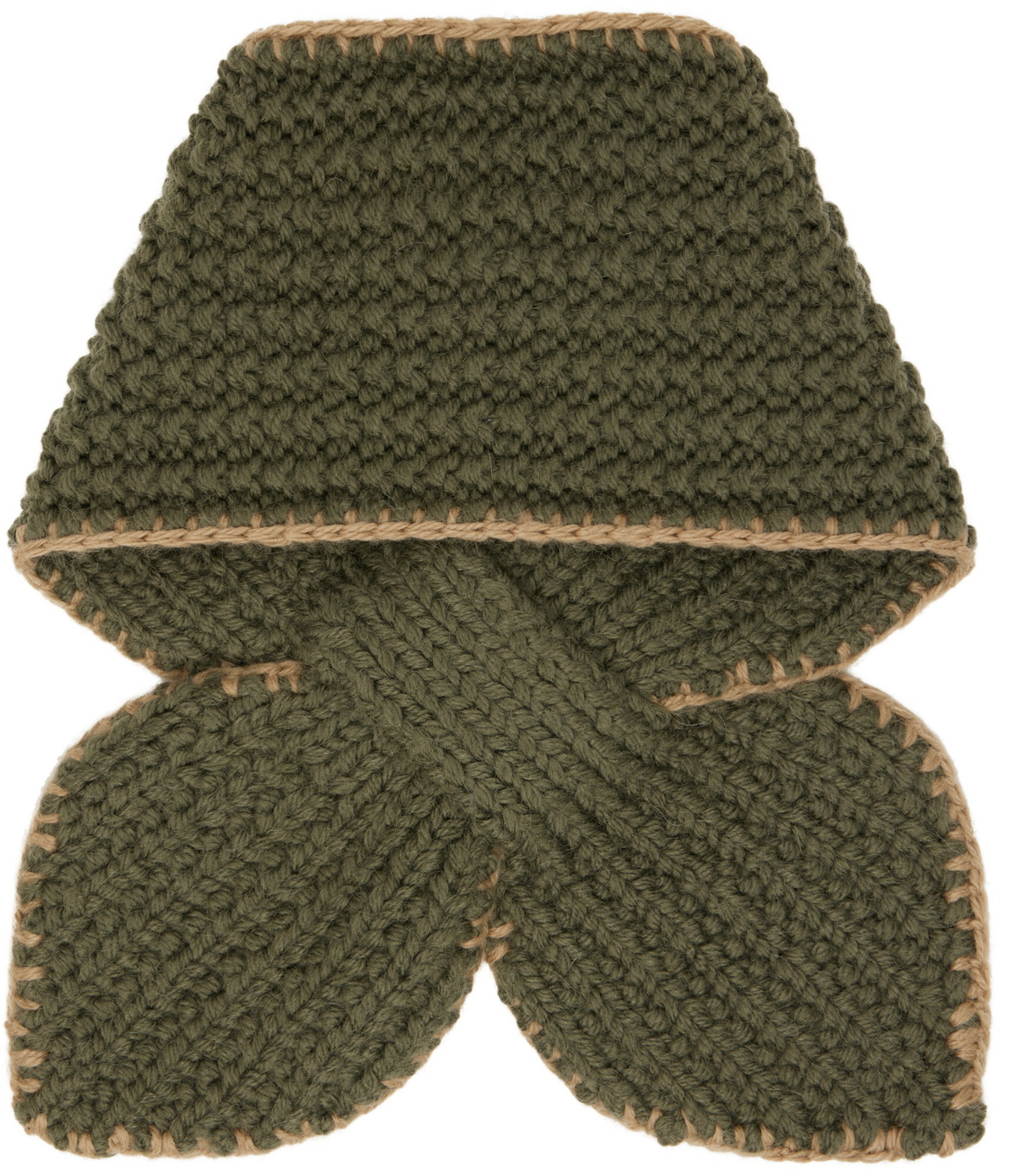 YMC Khaki Slot Scarf