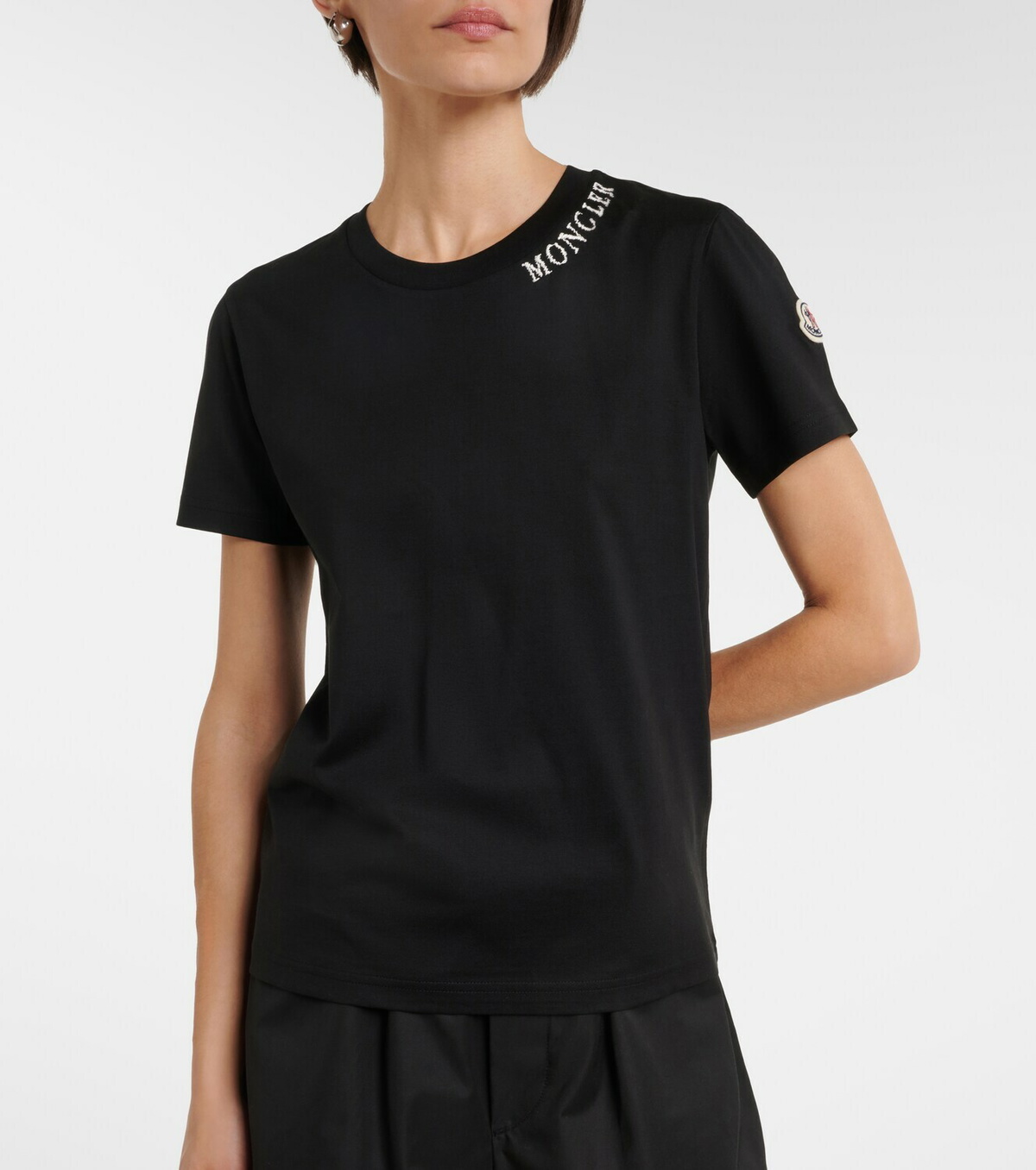 Moncler Logo cotton jersey T-shirt