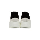 Essentials Beige and Black Laceless Backless Sneakers