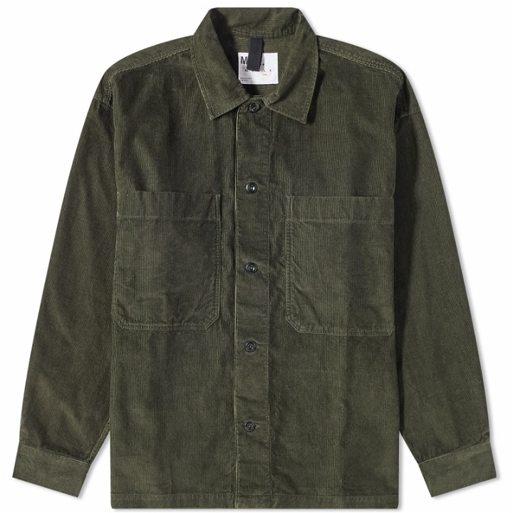 Photo: MHL by Margaret Howell Men's Big Pocket Overshirt in Forest