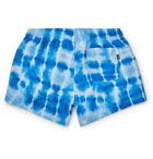 Hugo Boss - Mid-Length Tie-Dyed Swim Shorts - Blue