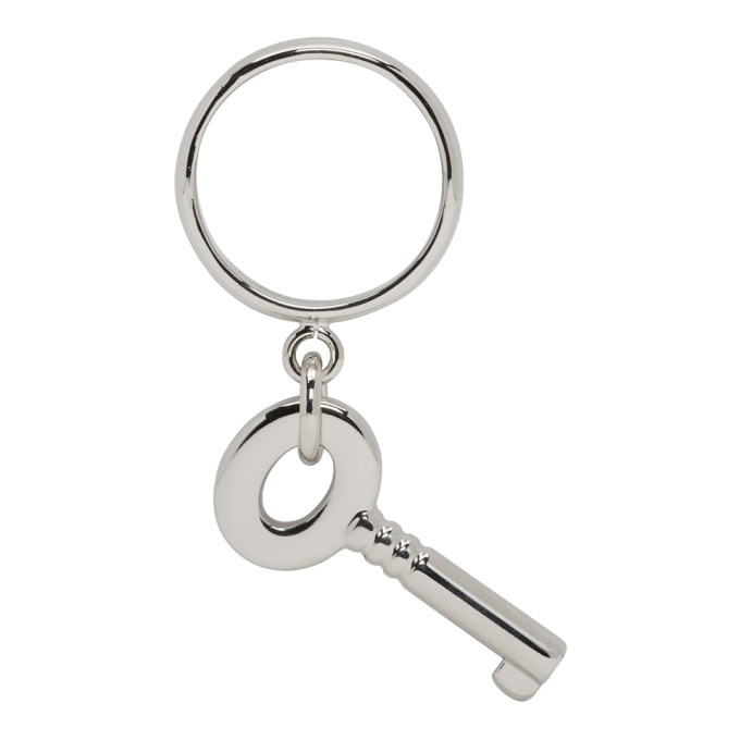 MM6 Maison Margiela Silver Key Ring MM6 Maison Margiela