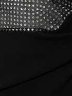 GIUSEPPE DI MORABITO - Embellished Cady Envers Satin Mini Dress