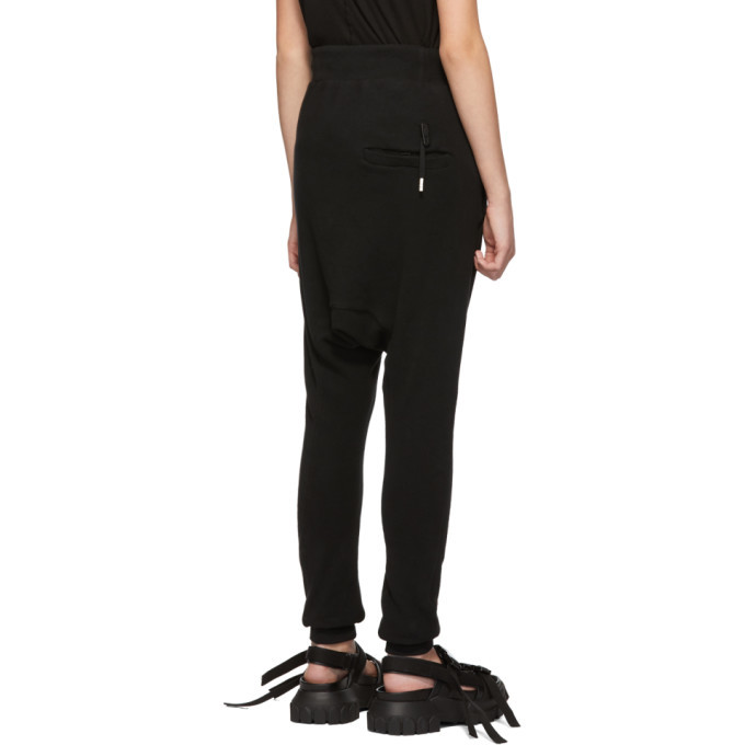 Boris Bidjan Saberi Black Long John Lounge Pants