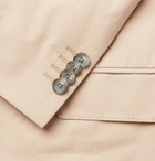 Hugo Boss - Beige Nobis Slim-Fit Cotton-Poplin Suit Jacket - Men - Beige