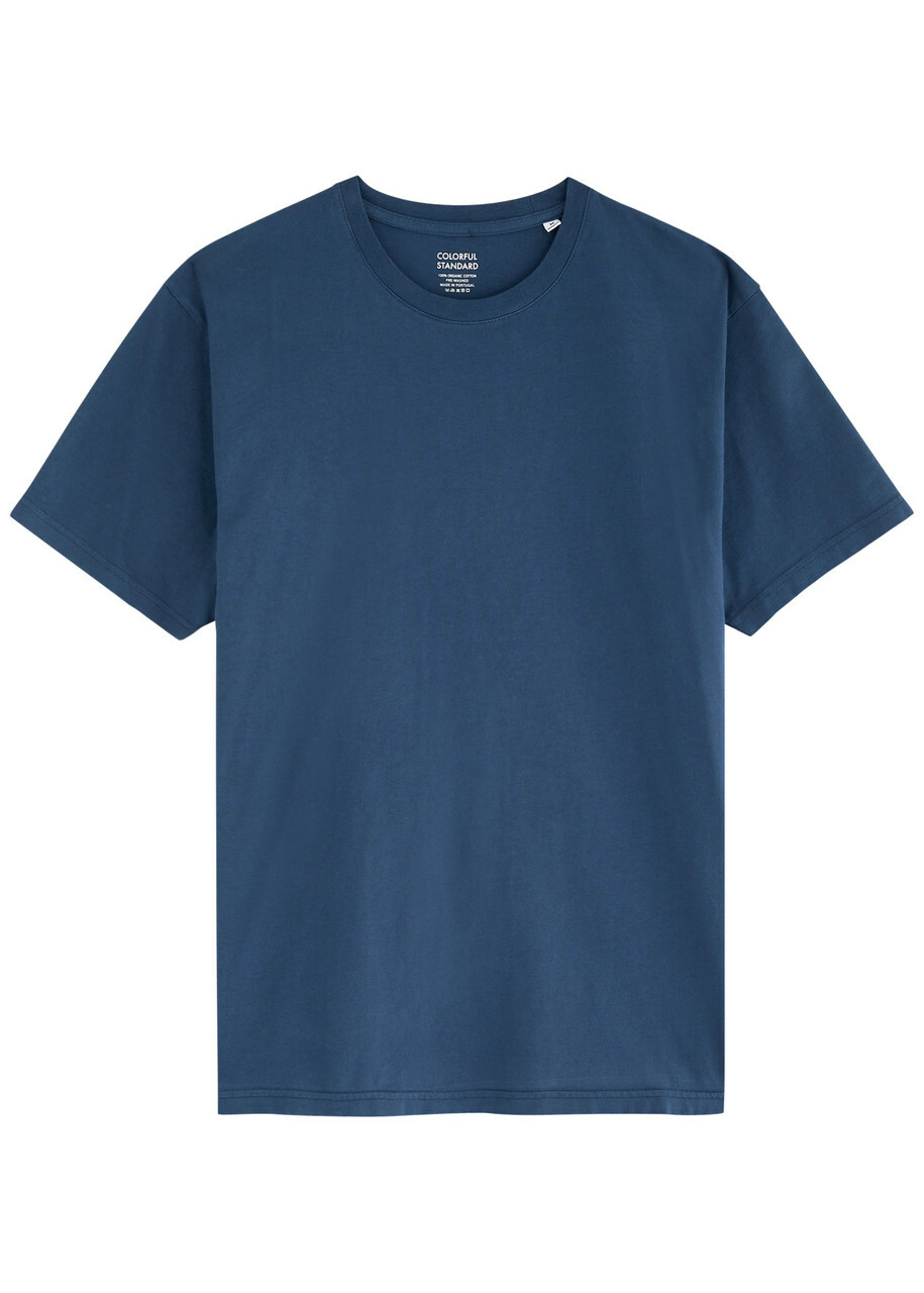 Colorful Standard Cotton T-shirt Blue