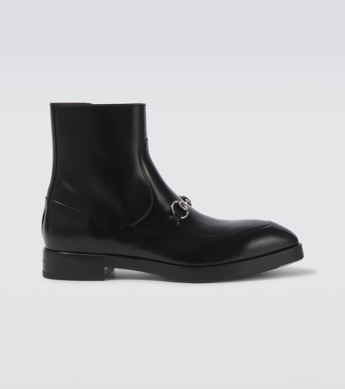 Gucci Horsebit leather ankle boots