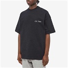 Cole Buxton Men's Classic Embroidery T-Shirt in Black