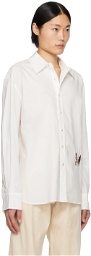COMMAS White Embroidered Shirt