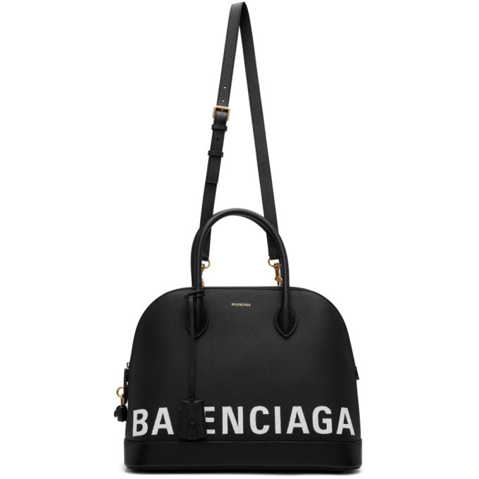 Balenciaga Black Medium Ville Top Handle Bag Balenciaga