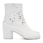 Maison Margiela SSENSE Exclusive Black White-Out Tabi Boots