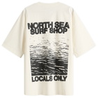 END. Coastal Locals Only T-Shirt in Ecru