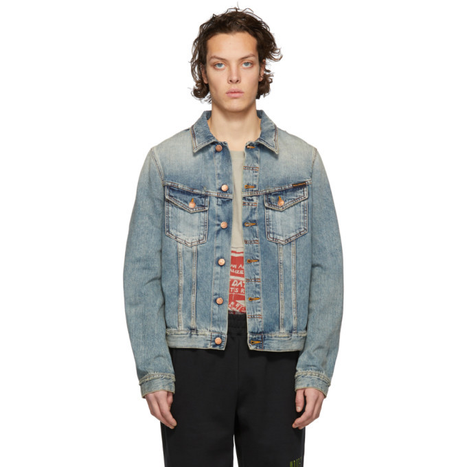 Nudie Jeans Indigo Denim Billy Jacket Nudie Jeans Co