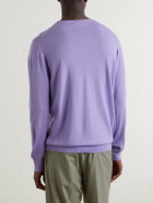 William Lockie - Virgin Wool Sweater - Purple