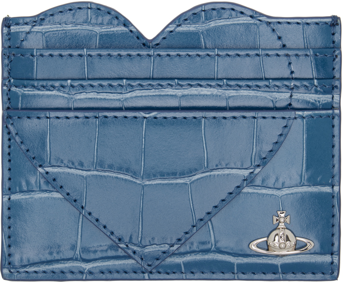 Vivienne Westwood Blue Heart Card Holder