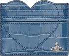 Vivienne Westwood Blue Heart Card Holder
