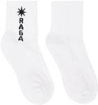 Raga Malak Three-Pack White Innocent Socks
