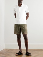 Orlebar Brown - Walcott Modal and Cotton-Blend Terry Polo Shirt - White