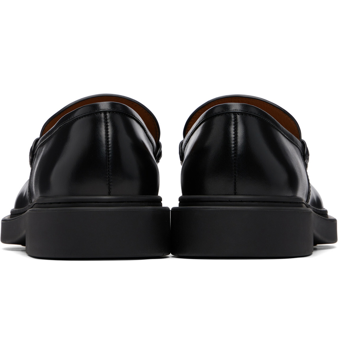 Jil Sander Black Calfskin Loafers