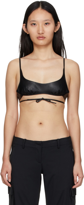 Photo: Miaou SSENSE Exclusive Black Gemini Bra