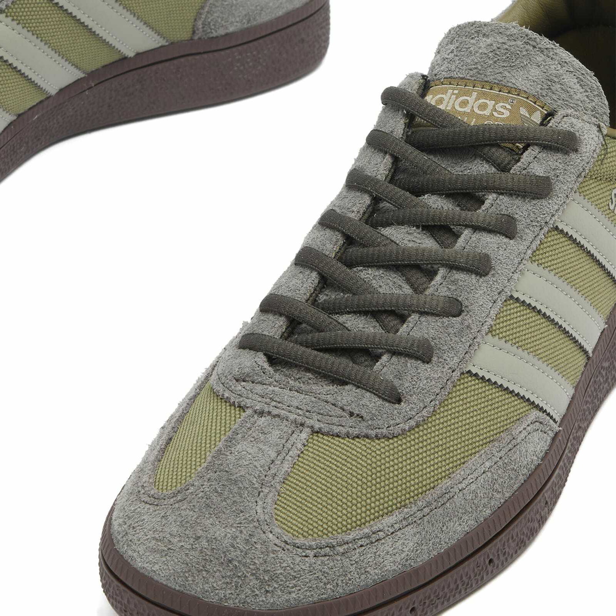 Adidas Men's Handball Spezial in Focus Olive/Silver Pebble